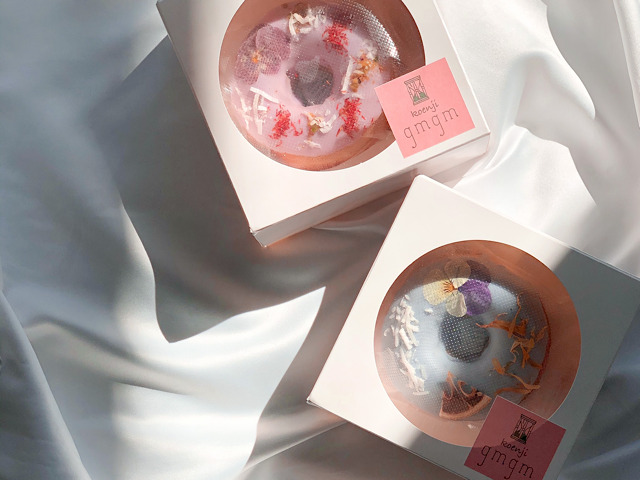 おすすめのお花スイーツgmgmの焼きドーナツを撮影した画像